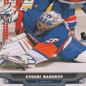Evgeni Nabokov - 2013/2014 Upper Deck Series 2 Hockey Card